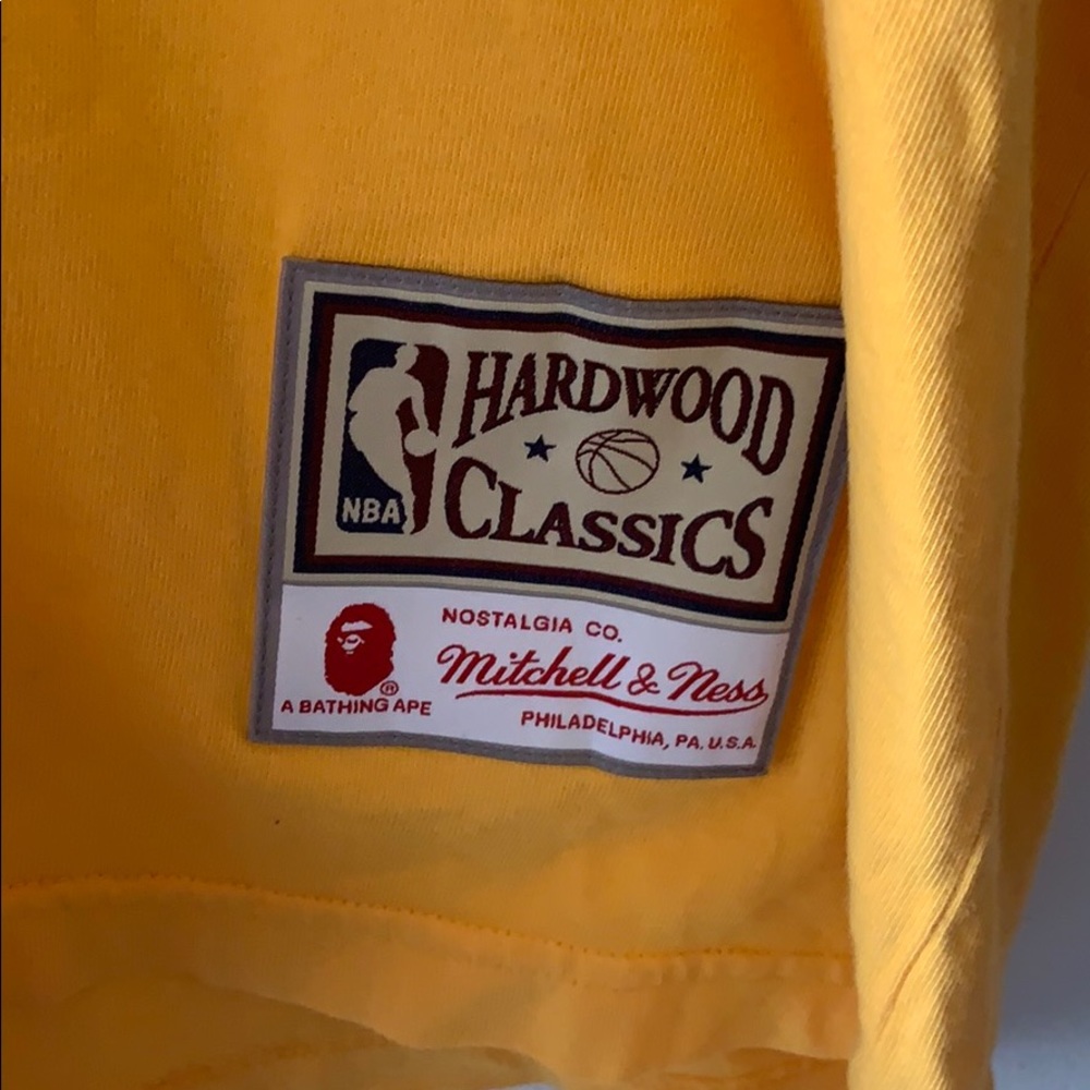 Bape x Lakers Mitchell & Ness Collab Tee - Picture 4 of 5